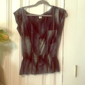 Cap sleeve timeless blouse